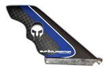 Blue Full Carbon SUP Gladiator Hybrid Race Fin