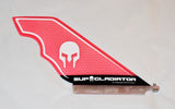 Pink Honeycomb SUP Gladiator Hybrid Race Fin