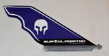 Purple Honeycomb SUP Gladiator Hybrid Race Fin