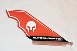 Red Honeycomb SUP Gladiator Hybrid Race Fin